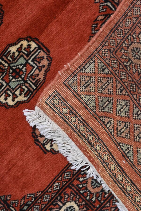 Bokhara Handknotted Runner 276cm x 79cm / 9ft 1in x  2ft 7in - Image 4